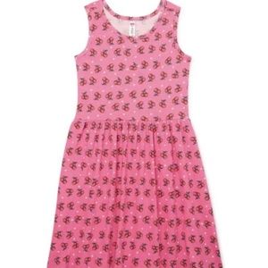 Miss Pink Girl’s Pink Cherry Sleeveless Play Dress 6X New